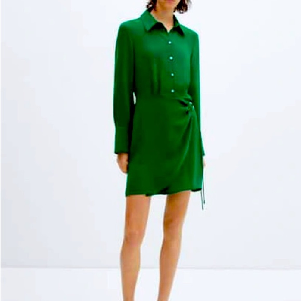 Mango Ring Shirt Dress